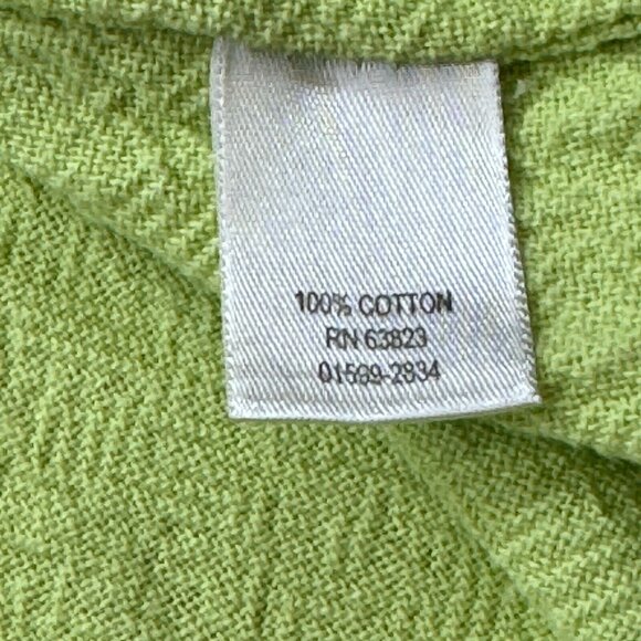 CJ Banks Baja Hoodi Womens Size 1X Yellow Greene Long Sleeve Pullover Cotton - Picture 8 of 16